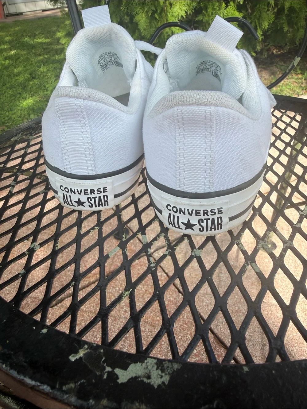 Converse White Canvas Sneakers